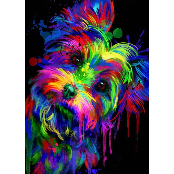 Tęczowy piesek Diamond Painting