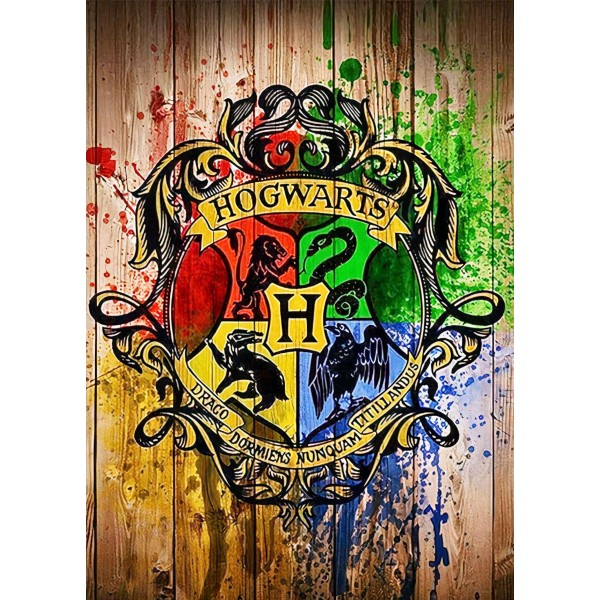 domy Hogwart z „Harry'ego Pottera” Diamond Painting