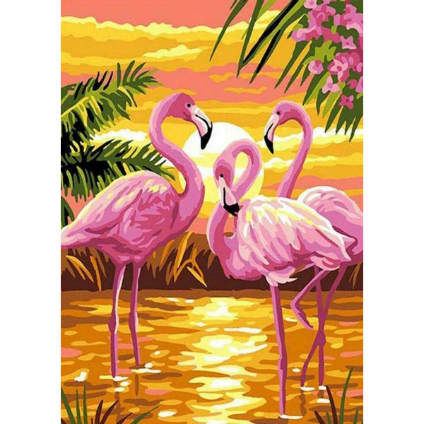 Flamingi Diamond Painting