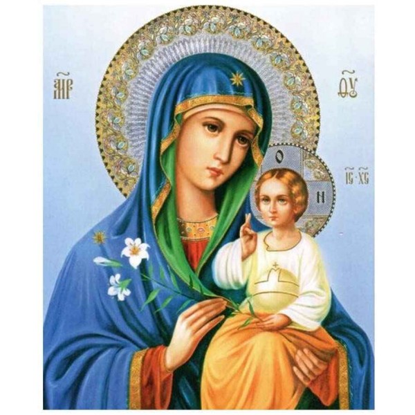 Maryja z Jezusem Diamond Painting