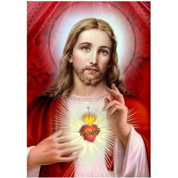 Jezus z aureolą Diamond Painting